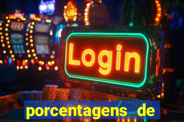 porcentagens de jogos pagantes